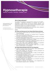 Information Aufklärung Hypnosetherapie